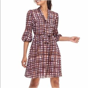 Gal Meets Glam Lindsey Windowpane Dress